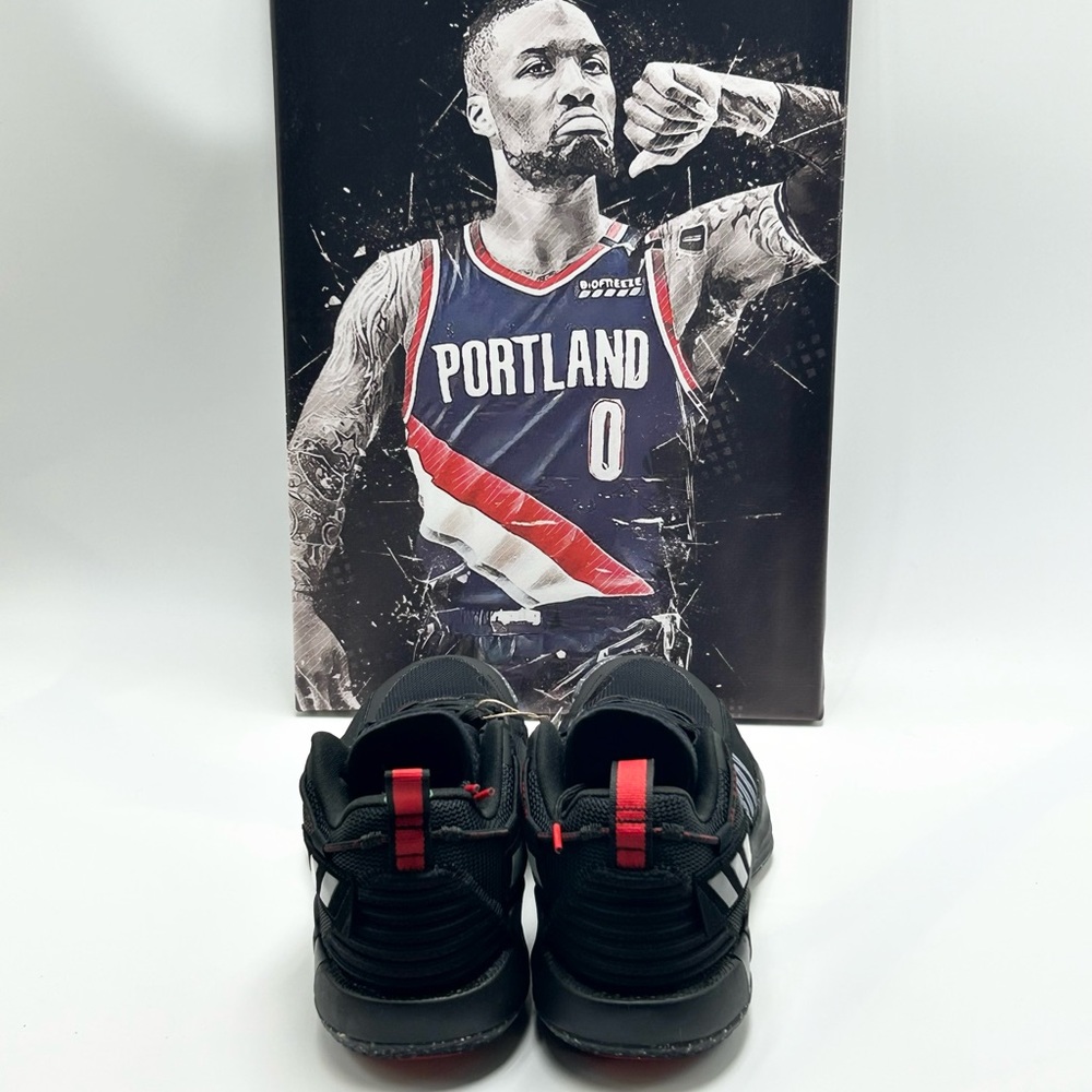 🏀⛹🏽⏰💵⚠️🔴⚫️⚪️adidas - Dame 7 Opponent Advisory Sneakers. - Picture 10 of 16